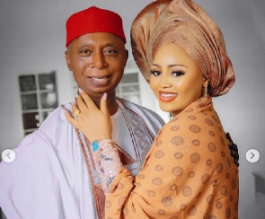 Regina Daniels And her husband